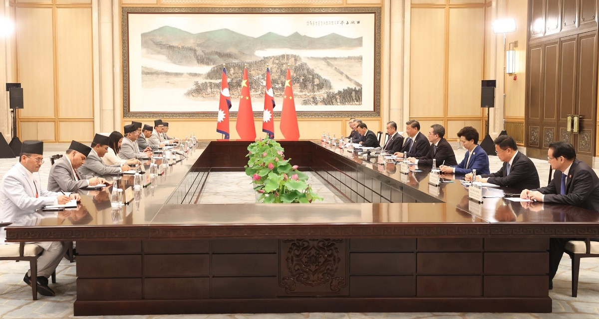 नेपाल–चीन सम्बन्ध : राष्ट्रपति सीसँग खुला र स्पष्टरूपमा छलफल